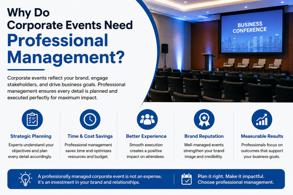 Why Do Corporate Events Need Professional Management